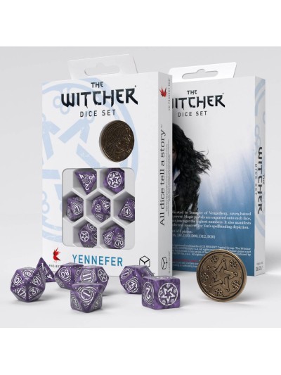 The Witcher Dice Set - Yennefer: Lilac and Gooseberries